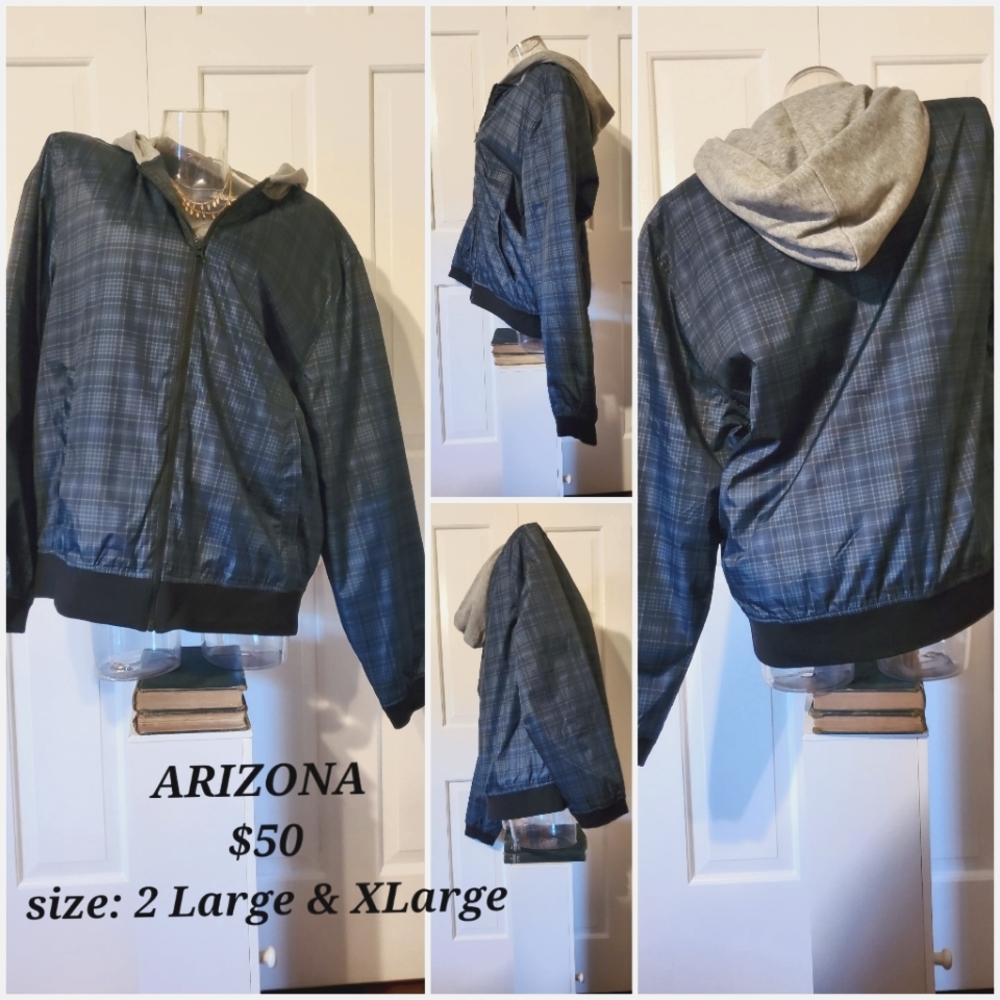Mens Arizona hooded jacket